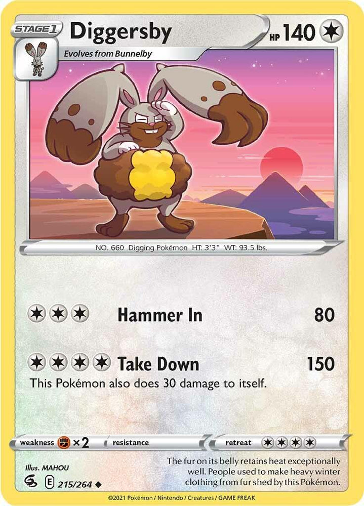 Diggersby (215/264) [Sword & Shield: Fusion Strike] (Online Only)