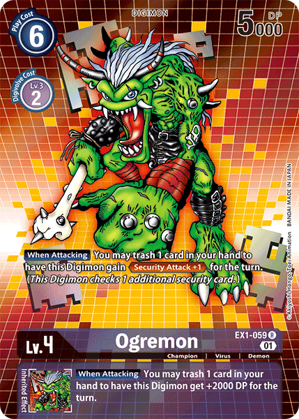 Ogremon [EX1-059] (Alternate Art) [Classic Collection] (ONLINE ORDER ONLY)