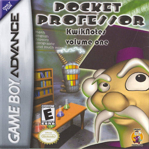 Pocket Professor: KwikNotes Volume One (Gameboy Advance) (ONLINE ORDER ONLY)