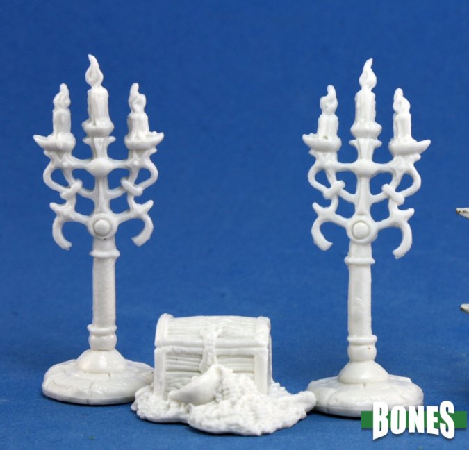 Bones Classic: Treasure Pile & Candelabras (ONLINE ORDER ONLY)