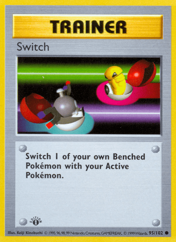 Switch (95/102) (Shadowless) [Base Set 1st Edition] (Online Only)