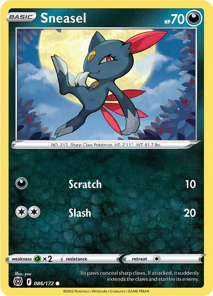 Sneasel (086/172) [Sword & Shield: Brilliant Stars] (Online Only)