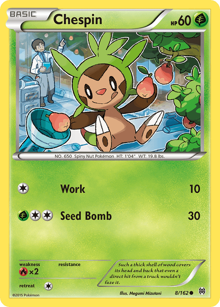 Chespin (8/162) [XY: BREAKthrough] (Online Only)