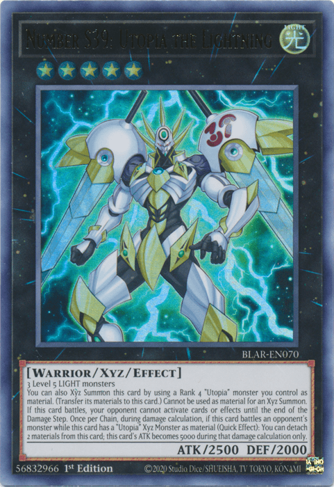 Number S39: Utopia the Lightning [BLAR-EN070] Ultra Rare (ONLINE ORDER ONLY)