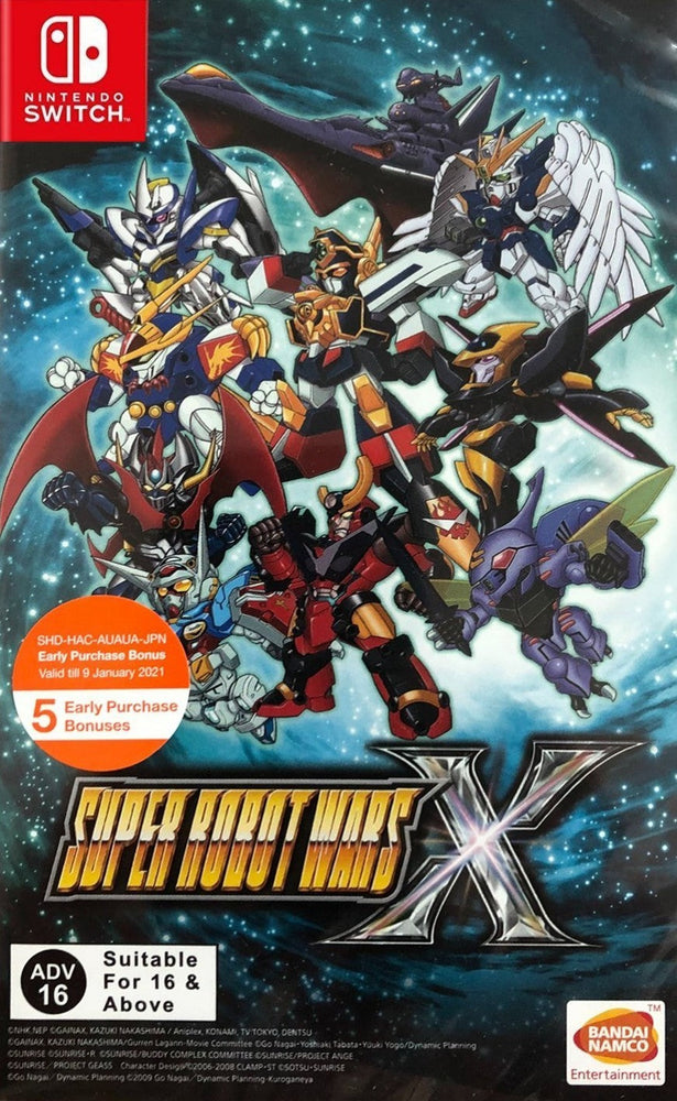 Super Robot Wars X (Nintendo Switch) (ONLINE ORDER ONLY)