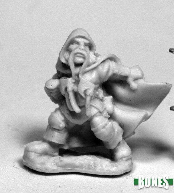 Reaper Bones: Klaus Copperthumb, Dwarf Thief (ONLINE ORDER ONLY)