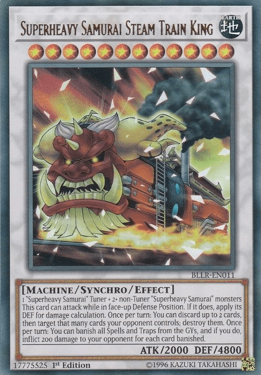 Superheavy Samurai Steam Train King [BLLR-EN011] Ultra Rare (ONLINE ORDER ONLY)