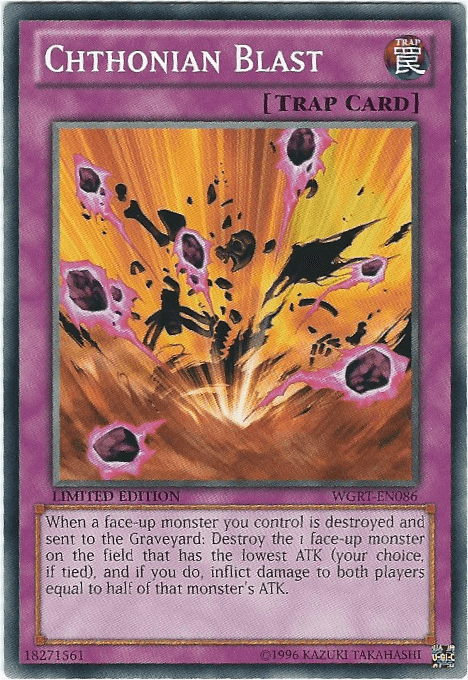 Chthonian Blast [WGRT-EN086] Common (ONLINE ORDER ONLY)
