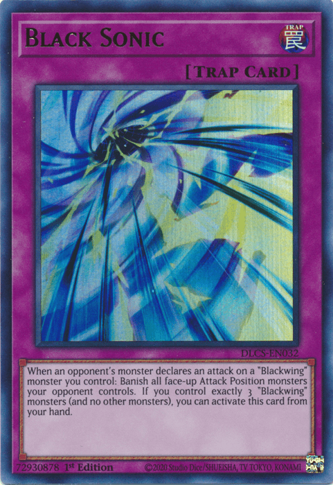 Black Sonic [DLCS-EN032] Ultra Rare (ONLINE ORDER ONLY)
