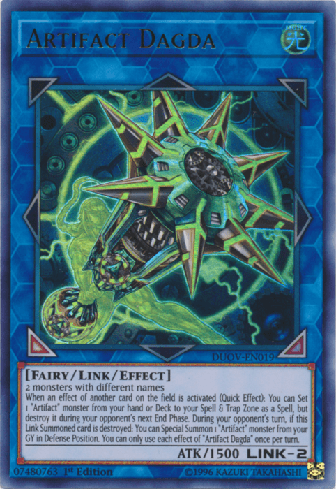 Artifact Dagda [DUOV-EN019] Ultra Rare (ONLINE ORDER ONLY)