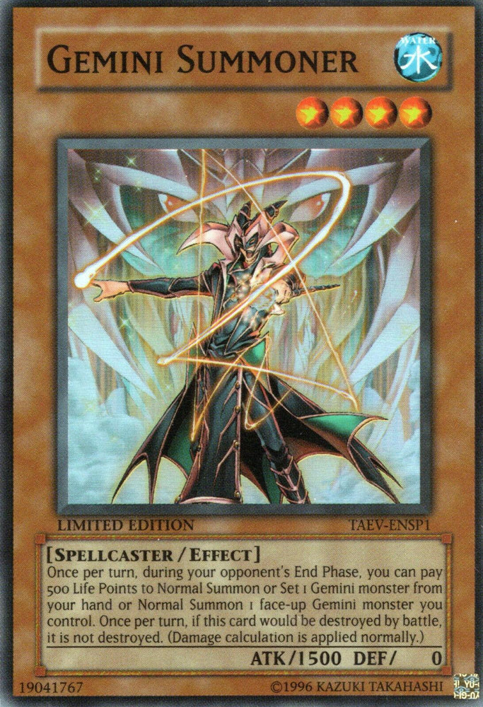 Gemini Summoner [TAEV-ENSP1] Super Rare (ONLINE ORDER ONLY)