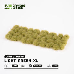 Gamers Grass Tufts: Light Green XL - 12mm - Wild XL