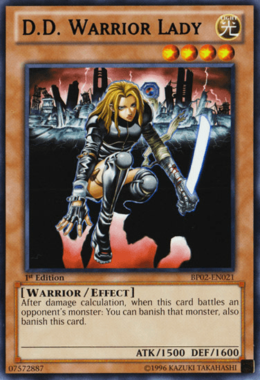 D.D. Warrior Lady [BP02-EN021] Rare (ONLINE ORDER ONLY)