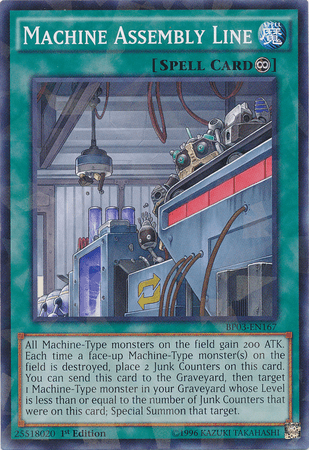 Machine Assembly Line [BP03-EN167] Shatterfoil Rare (ONLINE ORDER ONLY)