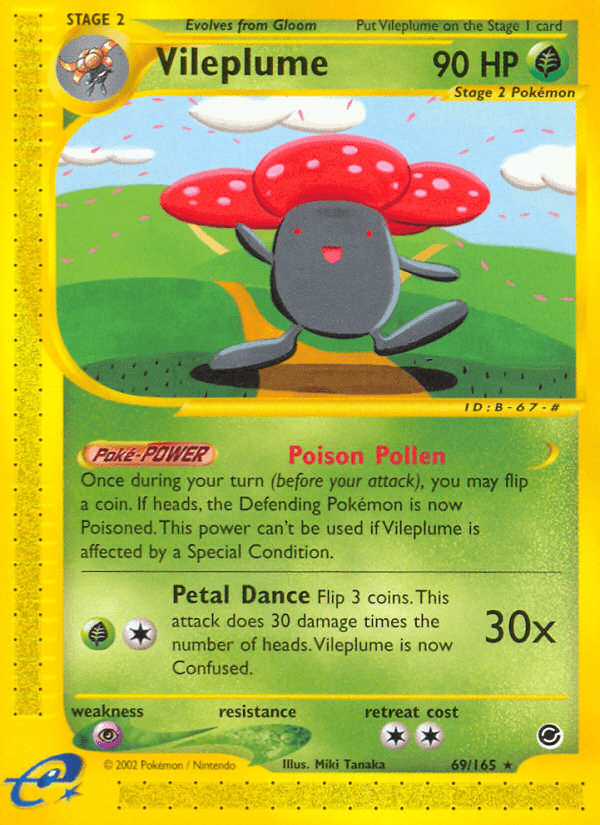 Vileplume (69/165) [Expedition: Base Set] (Online Only)