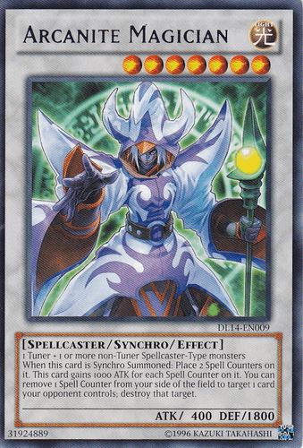 Arcanite Magician (Blue) [DL14-EN009] Rare (ONLINE ORDER ONLY)