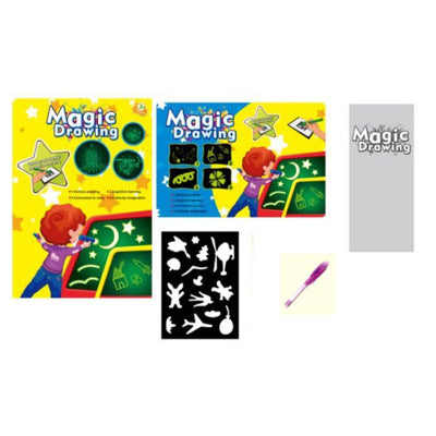 Toy Drawing Pad 3D Magic 8 Light Effects Puzzle Board Sketchpad (ONLINE ORDER ONLY)