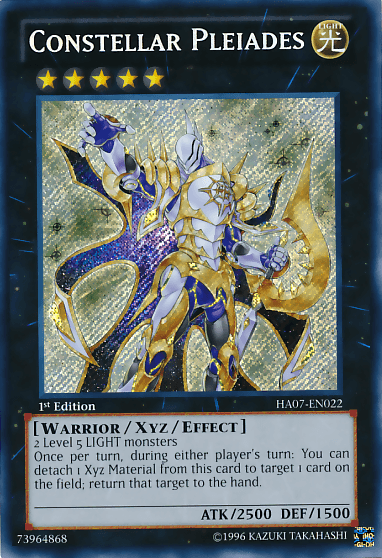 Constellar Pleiades [HA07-EN022] Secret Rare (ONLINE ORDER ONLY)