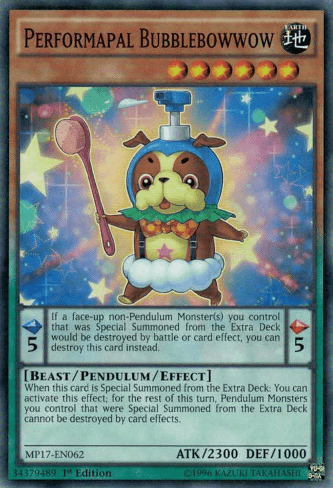 Performapal Bubblebowwow [MP17-EN062] Common (ONLINE ORDER ONLY)