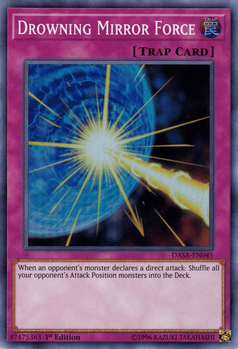 Drowning Mirror Force [DASA-EN045] Super Rare (ONLINE ORDER ONLY)