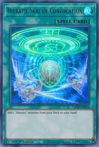 Hieratic Seal of Convocation [GFTP-EN054] Ultra Rare (ONLINE ORDER ONLY)