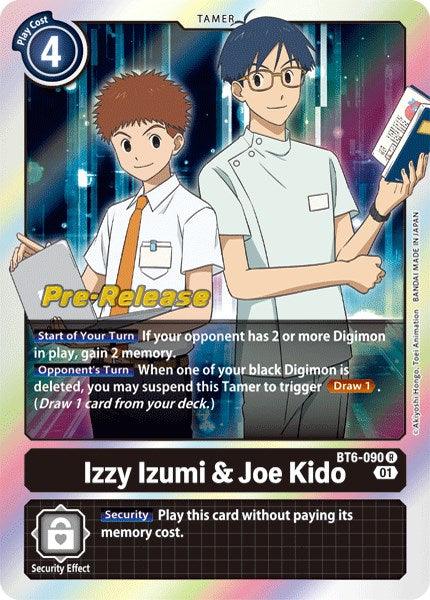 Izzy Izumi & Joe Kido [BT6-090] [Double Diamond Pre-Release Cards] (ONLINE ORDER ONLY)