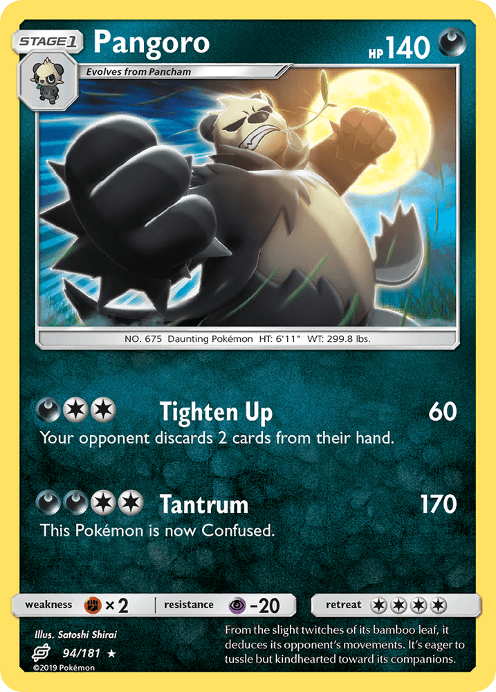 Pangoro (94/181) [Sun & Moon: Team Up] (Online Only)