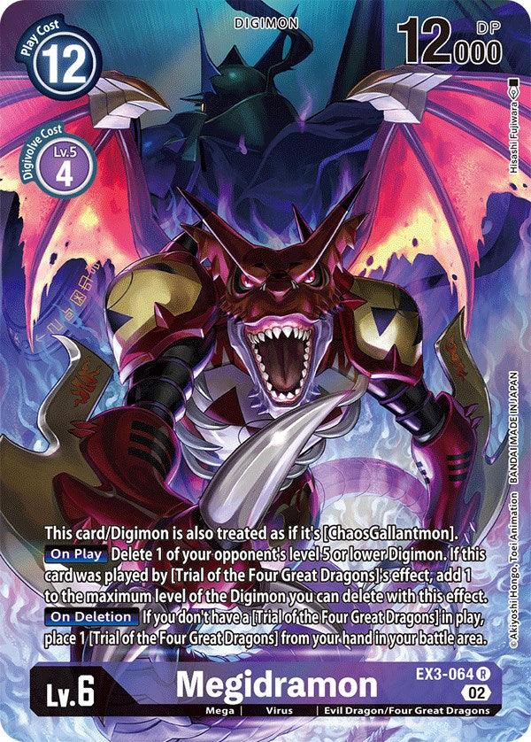 Megidramon [EX3-064] (Alternate Art) [Draconic Roar] (ONLINE ORDER ONLY)