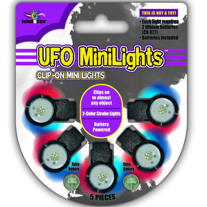 UFO  Clip-on Lights for Costumes, Exercise and Kites (ONLINE ORDER ONLY)