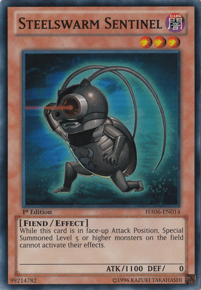 Steelswarm Sentinel [HA06-EN014] Super Rare (ONLINE ORDER ONLY)