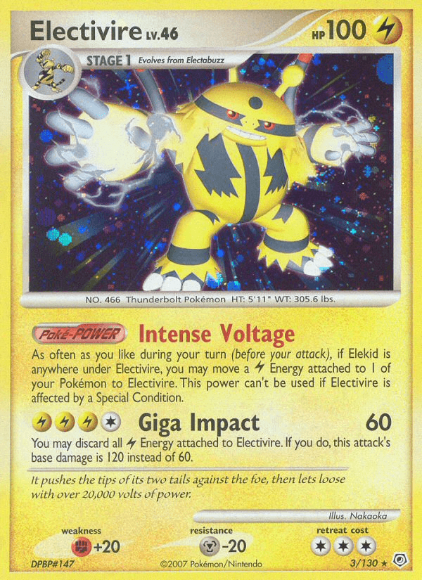 Electivire (3/130) [Diamond & Pearl: Base Set] (Online Only)