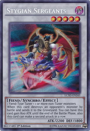 Stygian Sergeants [LC5D-EN243] Secret Rare (ONLINE ORDER ONLY)