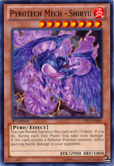 Pyrotech Mech - Shiryu [CBLZ-EN041] Common (ONLINE ORDER ONLY)