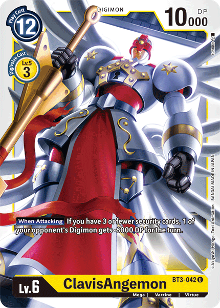 ClavisAngemon [BT3-042] [Release Special Booster Ver.1.5] (ONLINE ORDER ONLY)