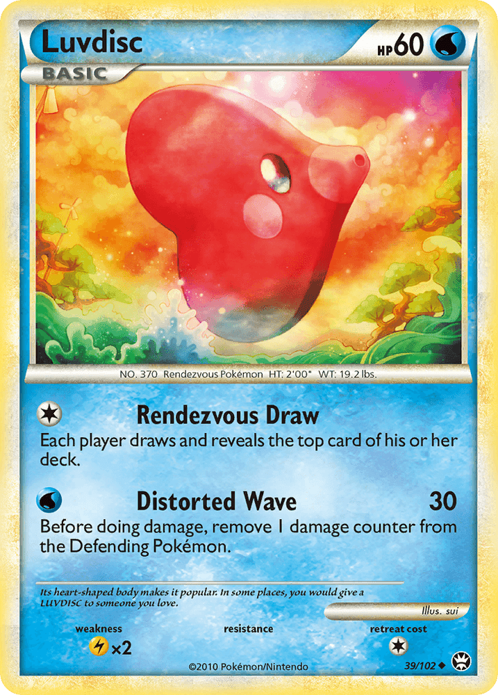 Luvdisc (39/102) [HeartGold & SoulSilver: Triumphant] (Online Only)