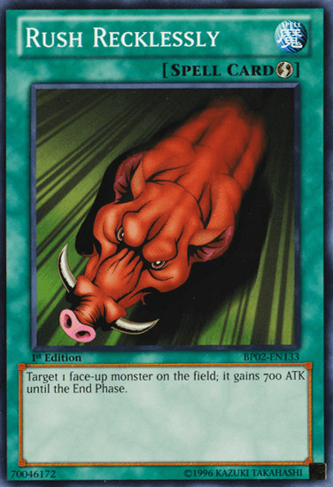 Rush Recklessly [BP02-EN133] Common (ONLINE ORDER ONLY)