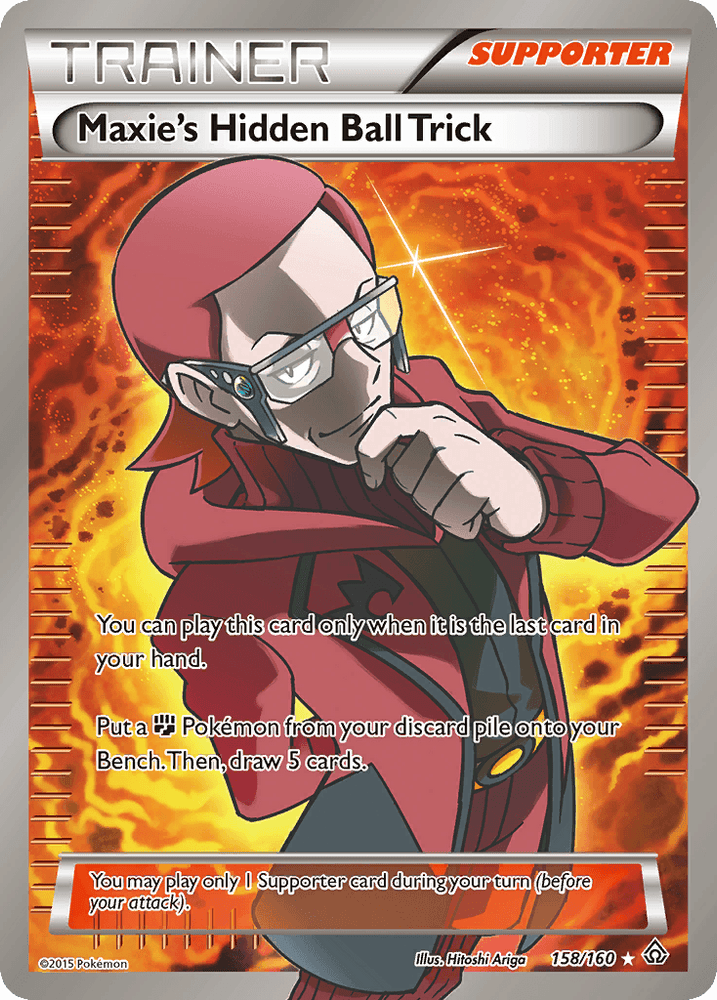 Maxie's Hidden Ball Trick (158/160) [XY: Primal Clash] (Online Only)
