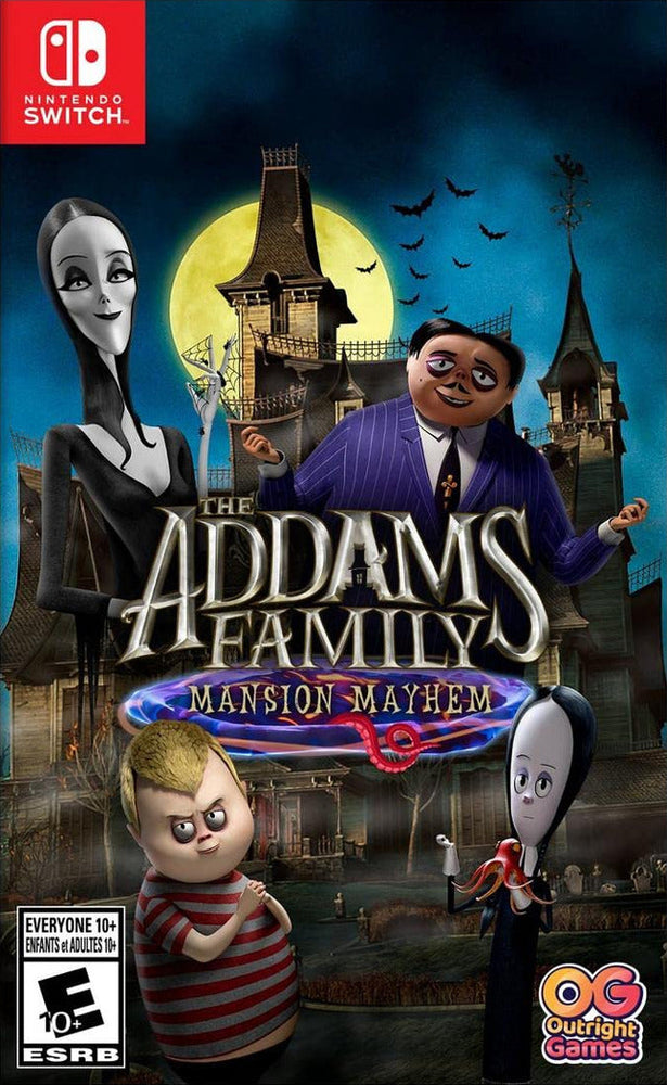 The Addams Family: Mansion Mayhem (Nintendo Switch) (ONLINE ORDER ONLY)