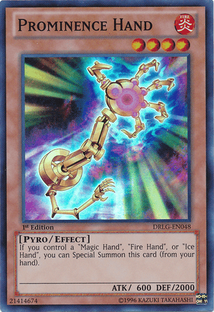 Prominence Hand [DRLG-EN048] Super Rare (ONLINE ORDER ONLY)