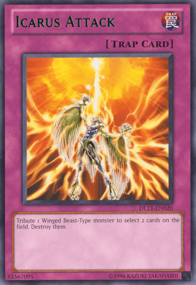 Icarus Attack (Green) [DL11-EN020] Rare (ONLINE ORDER ONLY)