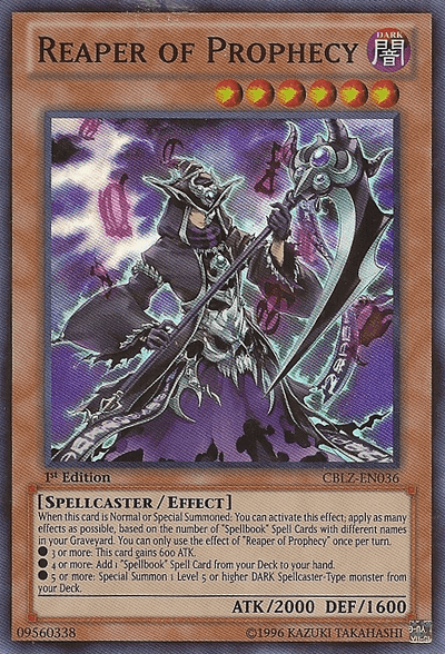 Reaper of Prophecy [CBLZ-EN036] Super Rare (ONLINE ORDER ONLY)