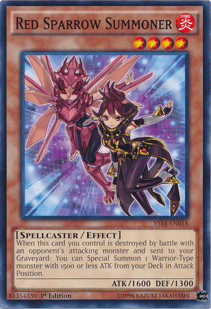 Red Sparrow Summoner [YS14-EN018] Common (ONLINE ORDER ONLY)