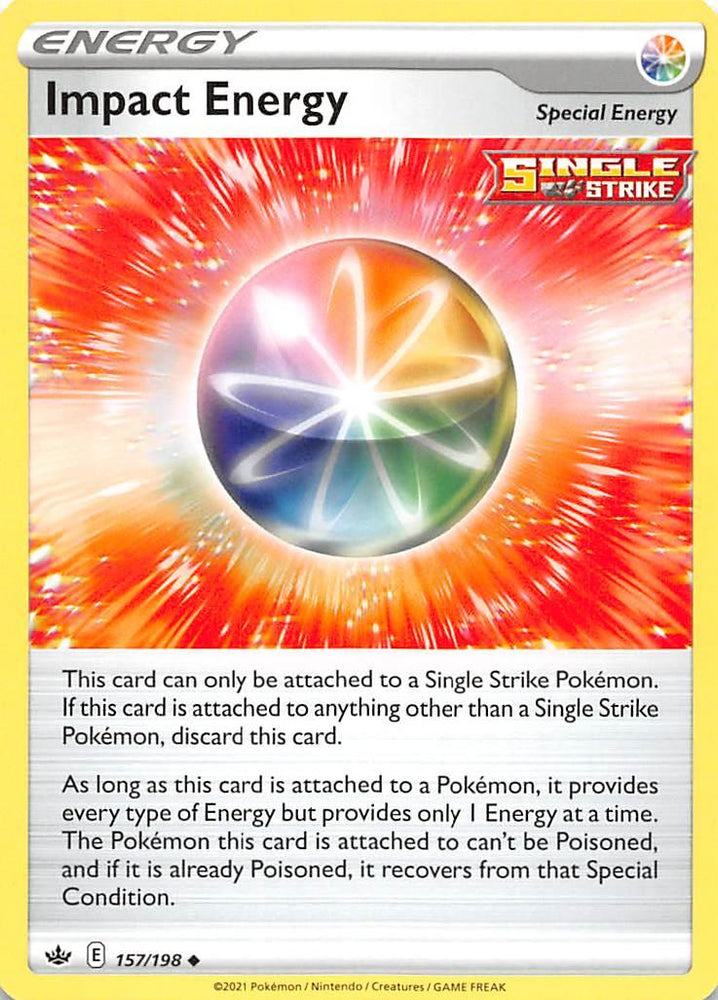 Impact Energy (157/198) [Sword & Shield: Chilling Reign] (Online Only)