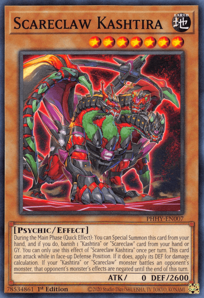 Scareclaw Kashtira [PHHY-EN007] Common (ONLINE ORDER ONLY)
