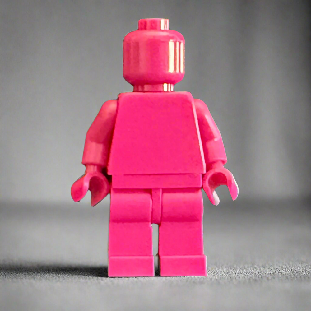 Monochrome Custom Minifigures – 40+ Vibrant Colors! (ONLINE ORDER ONLY)