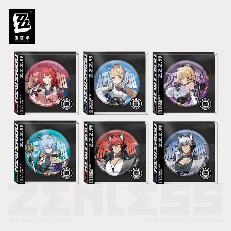 Zenless Zone Zero Artwork Series Tinplate Badge Spook Shack (ONLINE ORDER ONLY)