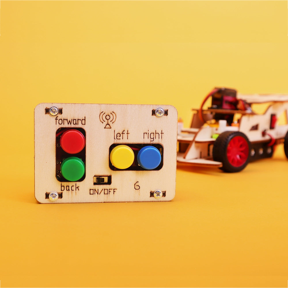 Steering Remote-Controlled Car DIY Kit, Educational STEM Toy (ONLINE ORDER ONLY)