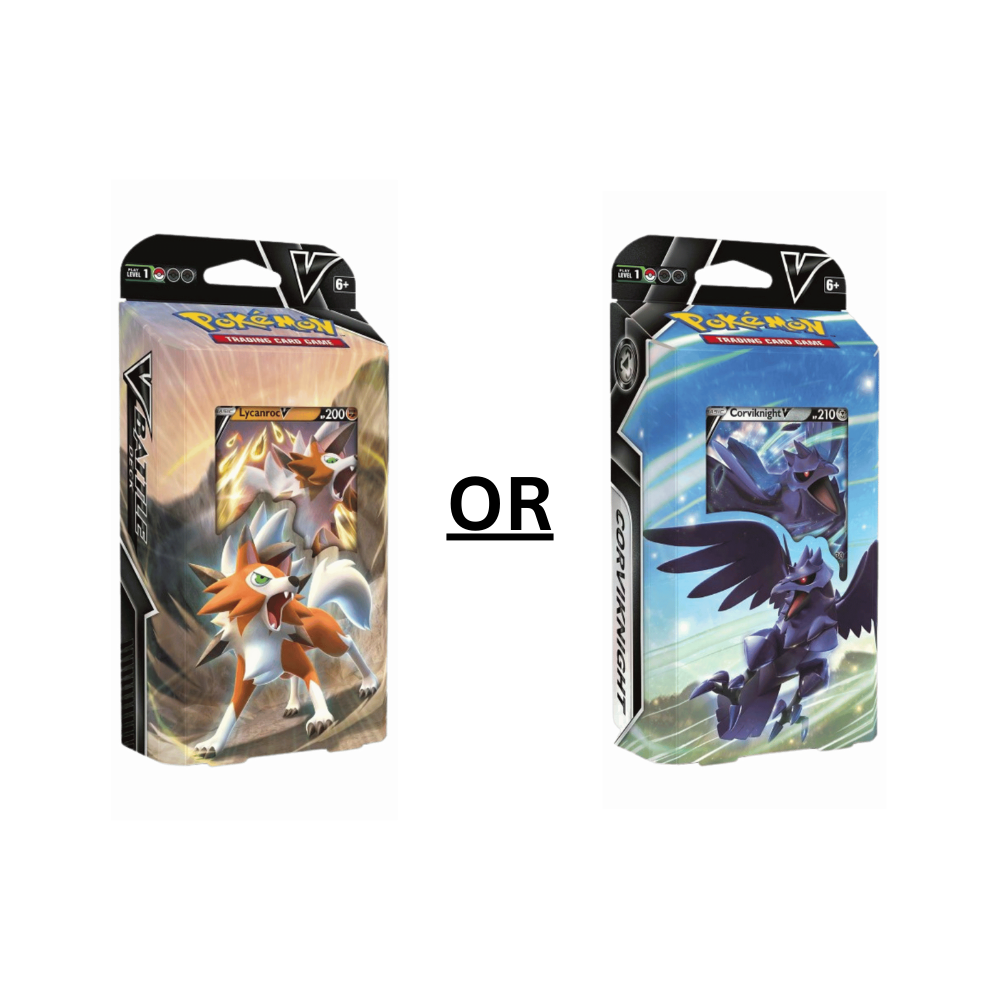 Pokémon Trading Card Game: Lycanroc or Corviknight V Battle Deck (ONLINE ORDER ONLY)