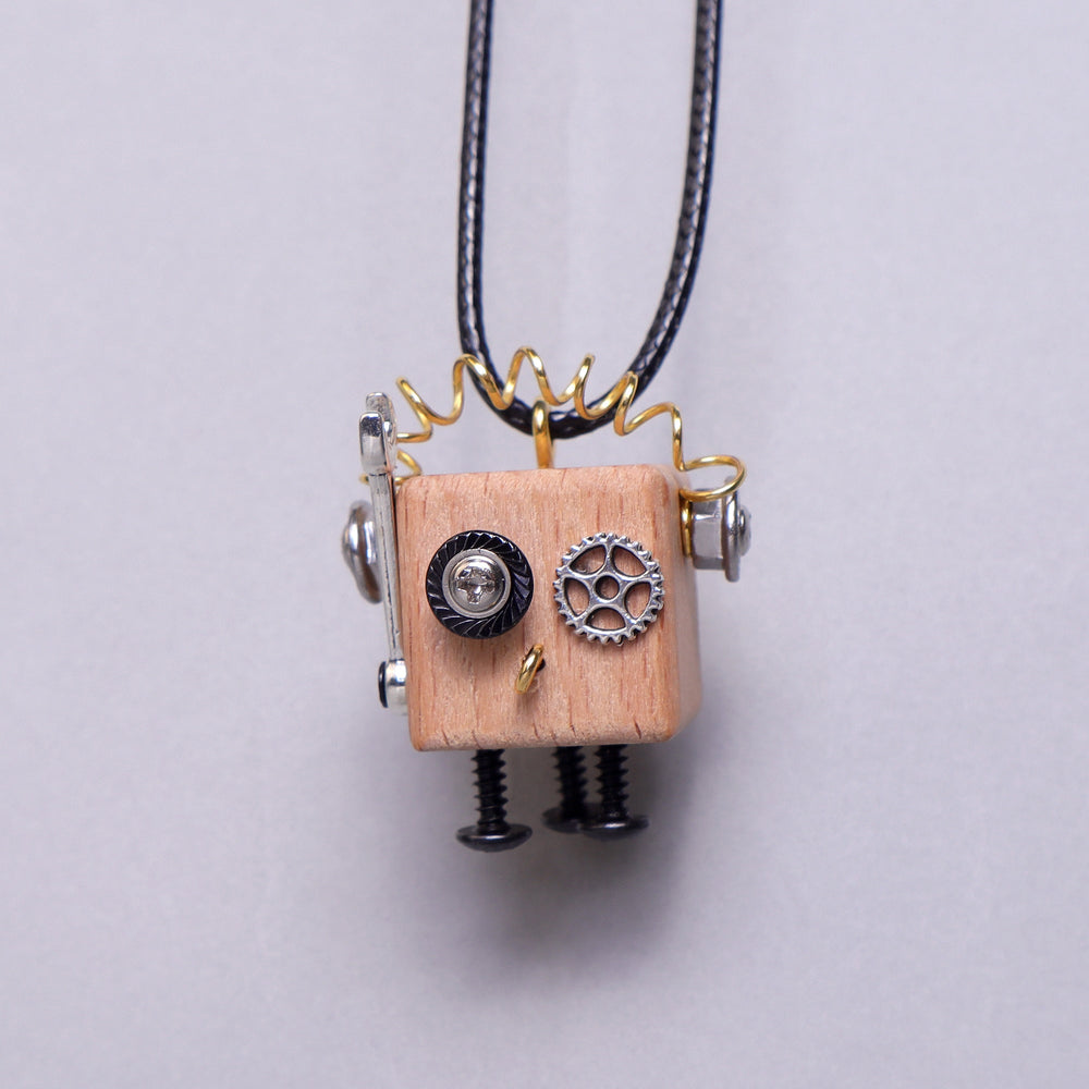 DIY Timberbot Kit – Build 2 Wooden Robots, Make Keychains & Necklaces (ONLINE ORDER ONLY)