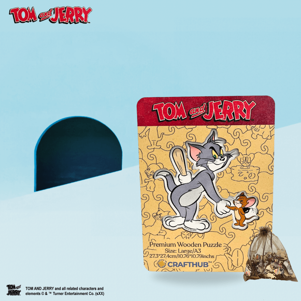 Tom & Jerry Wooden Jigsaw Puzzles (Online Order Only)